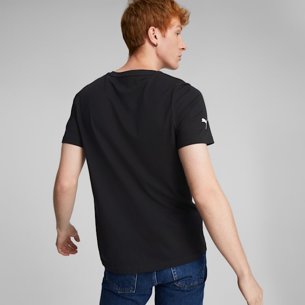 Playera de automovilismo de Scuderia Ferrari Race para hombre con escudo grande, Puma Black, extralarge