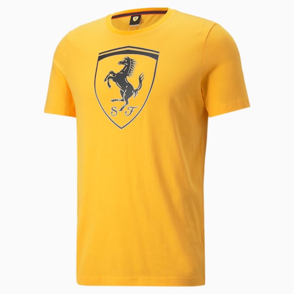 Ferrari Race Big Shield Men's T-Shirt, Sun Stream, extralarge-IND