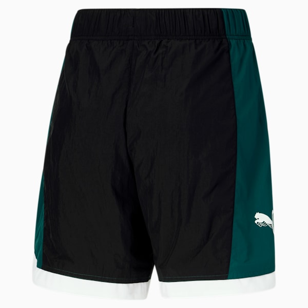 Short de básquetbol Stewie para mujer, Varsity Green, extralarge