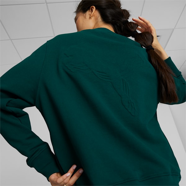 Stewie Women's Basketball Sweatshirt, Varsity Green