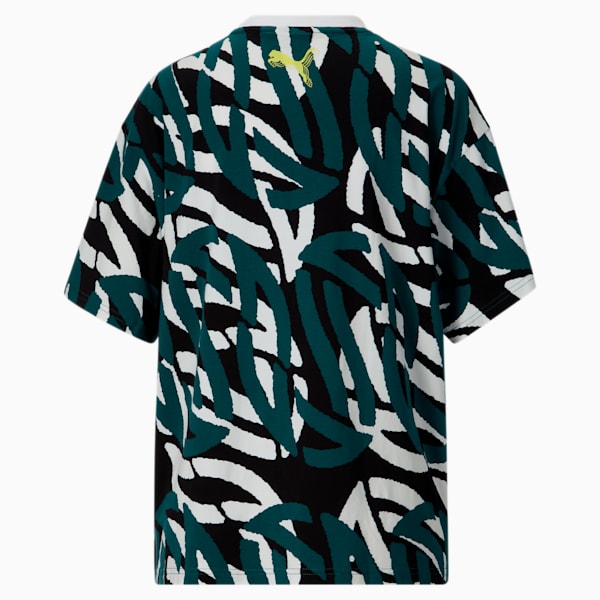 Camiseta de básquetbol estampada Stewie para mujer, Varsity Green
