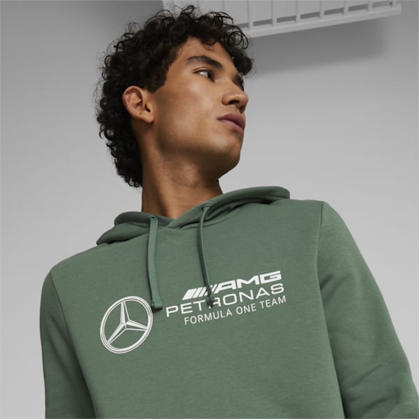 Mercedes AMG F1 Fleece Men's Regular Fit Hoodie, Deep Forest, extralarge-IND
