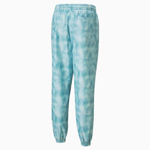 Summer Squeeze Men's Track Pants, Light Aqua-AOP, extralarge