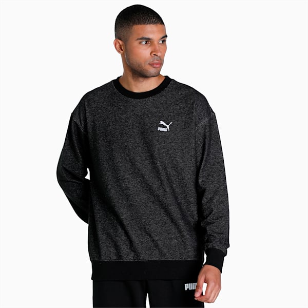 Classics Soft Ink Crewneck Sweatshirt Men, Puma Black, extralarge-IND