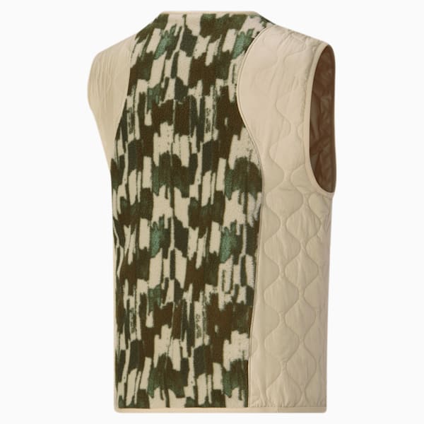 PUMA x MARKET Men's Printed Vest, Putty, extralarge