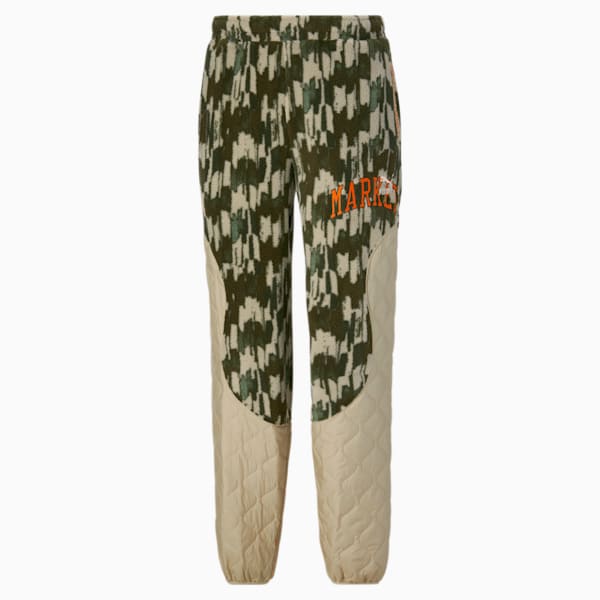 Pantalones estampados PUMA x MARKET para hombre, Putty, extralarge