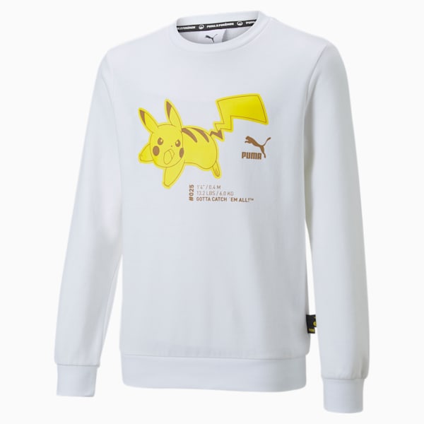 PUMA x POKÉMON Youth Sweatshirt, Puma White