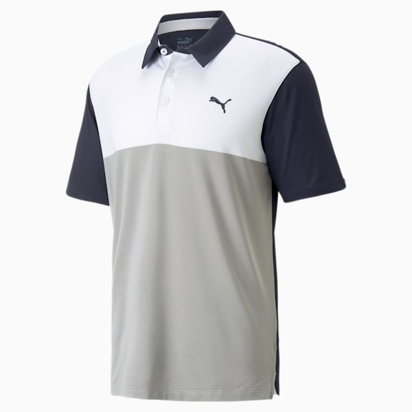 Cloudspun Colourblock Golf Polo Shirt Men, Navy Blazer-High Rise, extralarge-GBR