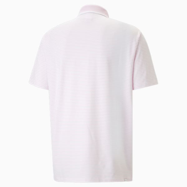 Arnold Palmer Mattr Traditions Golf Polo Shirt Men, Pale Pink-Bright White, extralarge-GBR