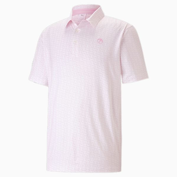 メンズ ゴルフ PUMA x ARNOLD PALMER MATTR 62 ポロシャツ, Pale Pink, extralarge-JPN