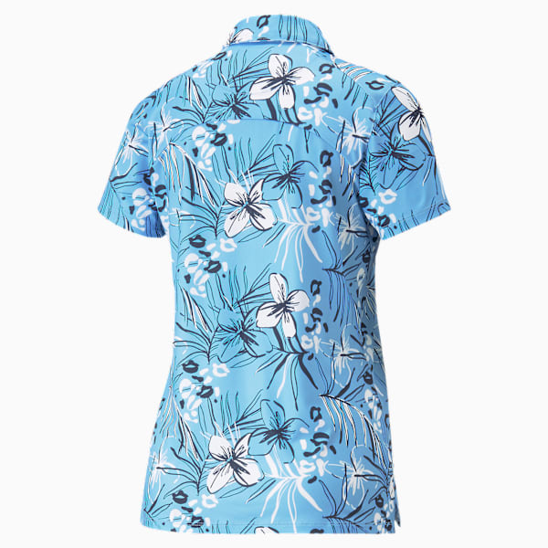 Mattr Artwork Golf Polo Shirt Women, Day Dream-Navy Blazer, extralarge