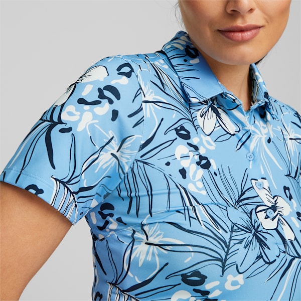Mattr Artwork Golf Polo Shirt Women, Day Dream-Navy Blazer, extralarge-GBR
