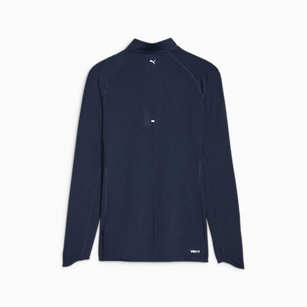 YouV Quarter-Zip Golf Pullover Women, Navy Blazer Heather, extralarge-GBR