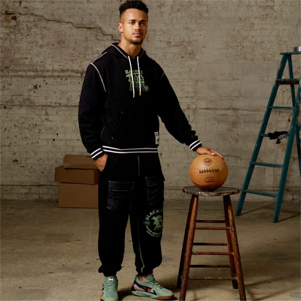 メンズ バスケットボール PUMA x BLACK FIVES スウェット パンツ, Puma Black, extralarge-JPN