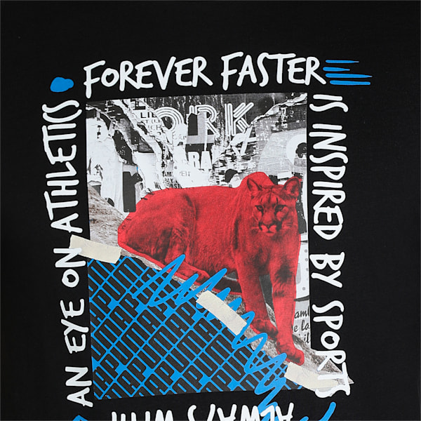PUMAx1DER Graphic ll Men's Slim Fit T-Shirt, Puma Black, extralarge-IND