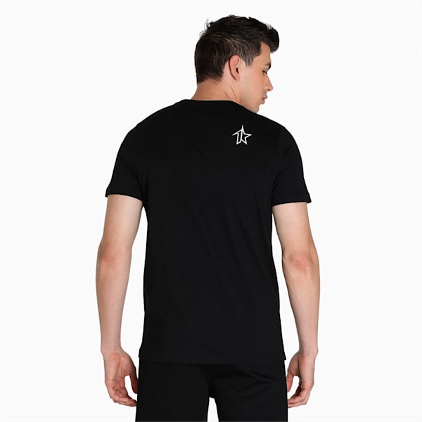 PUMAx1DER Graphic ll Men's Slim Fit T-Shirt, Puma Black, extralarge-IND