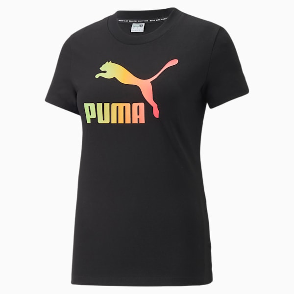 Summer Squeeze Slim Graphic Women's T-Shirt, Puma Black, extralarge-IND