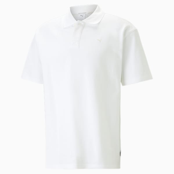 Camiseta tipo polo MMQ, PUMA White, extralarge