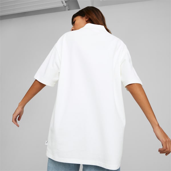 Camiseta tipo polo MMQ, PUMA White, extralarge