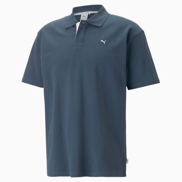 MMQ Relaxed Fit Polo, Dark Night, extralarge-IND