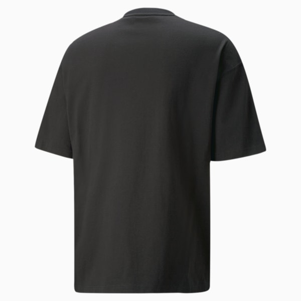 UPTOWN Graphic Unisex T-shirt, PUMA Black, extralarge-IND