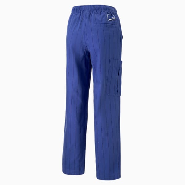 UPTOWN Stripe Unisex Wide-Leg Pants, Royal Sapphire, extralarge-IND