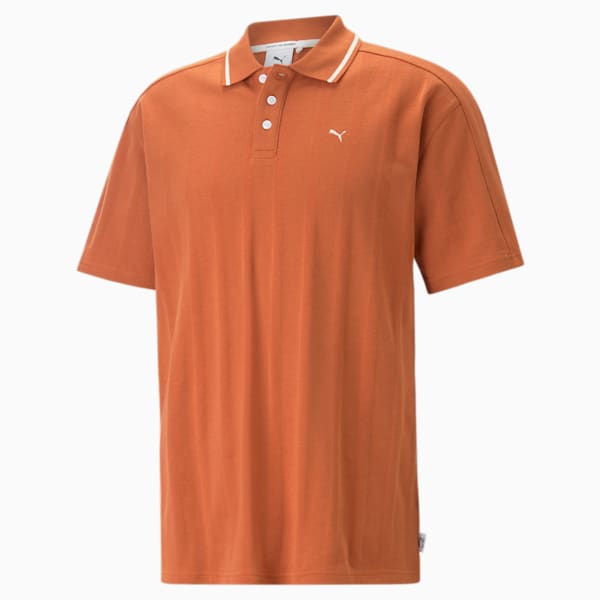 MMQ T7 Unisex Polo, Bombay Brown