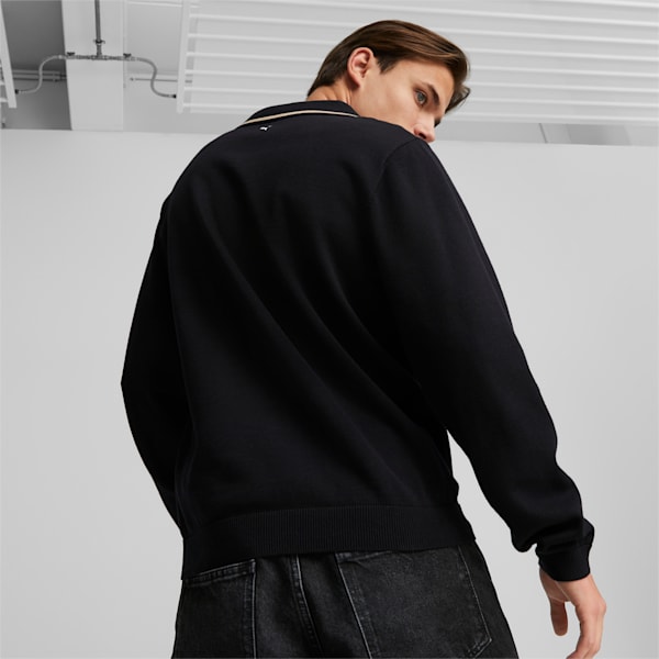 MMQ Drill Top Unisex Sweater, PUMA Black, extralarge-IND