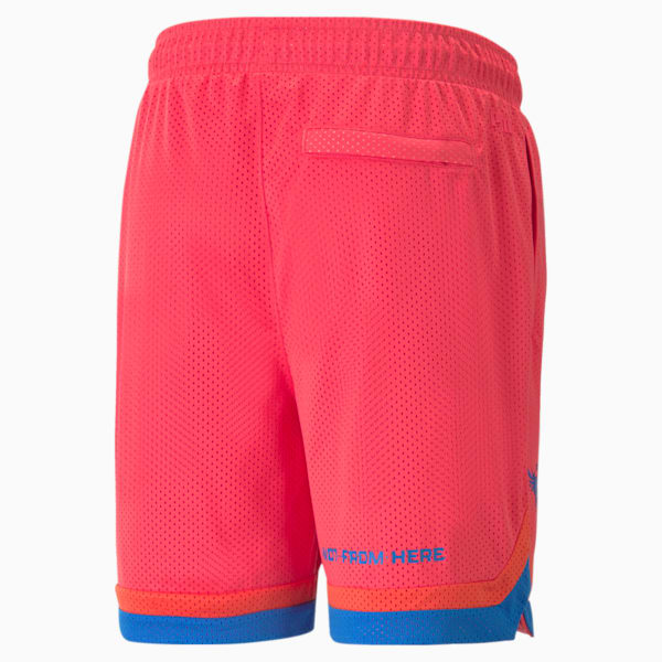 PUMA x LAMELO BALL One Stripe Men's Basketball Shorts, Hot Coral, extralarge