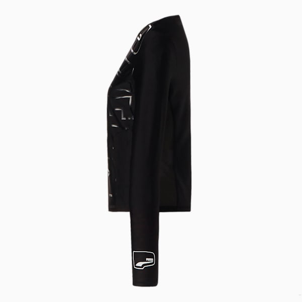 ウィメンズ アップタウン グラフィック 長袖 トップス, PUMA Black, extralarge-JPN