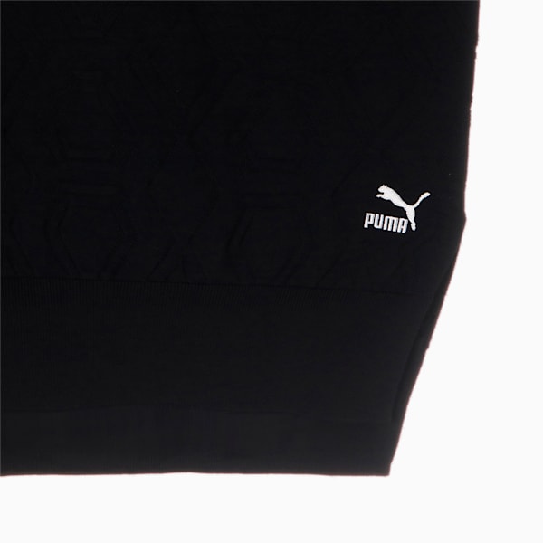 ユニセックス LUXE SPORT オーバーサイズ Vネック セーター, PUMA Black, extralarge-JPN