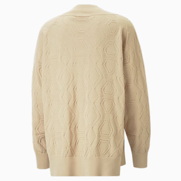 ユニセックス LUXE SPORT オーバーサイズ Vネック セーター, Light Sand, extralarge-JPN