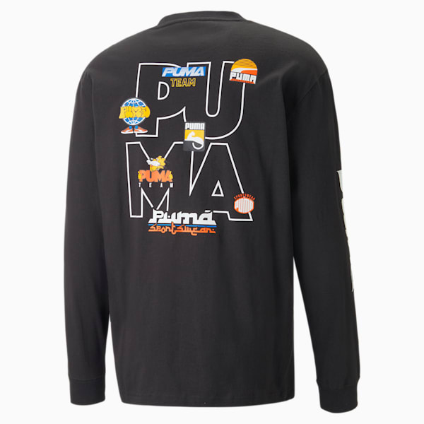 UPTOWN Long Sleeve Tee Men, PUMA Black, extralarge-GBR