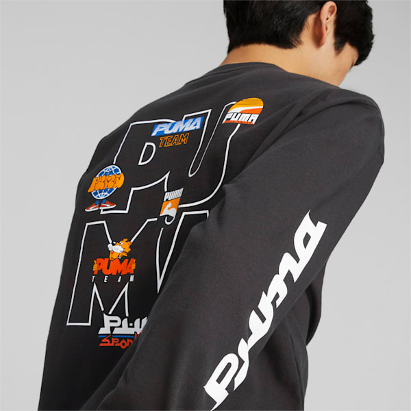 UPTOWN Long Sleeve Tee Men, PUMA Black, extralarge-GBR