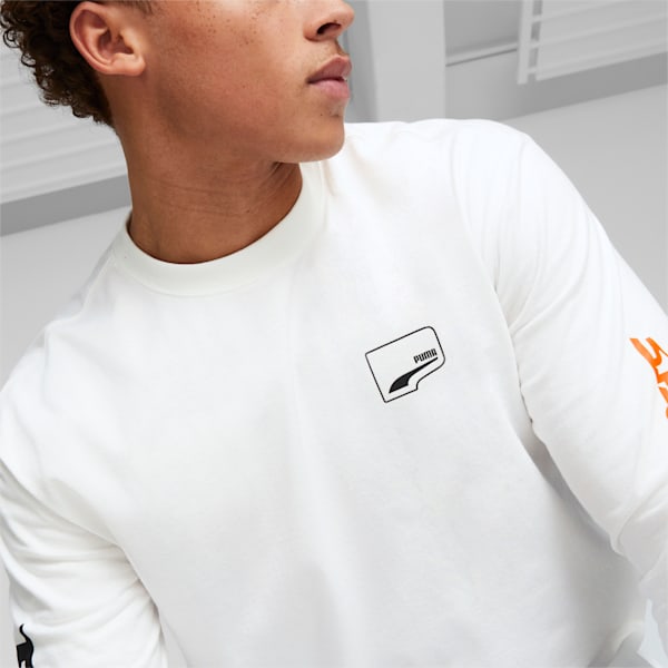 UPTOWN Graphic Men's Relaxed Fit T-Shirt, PUMA White, extralarge-IND