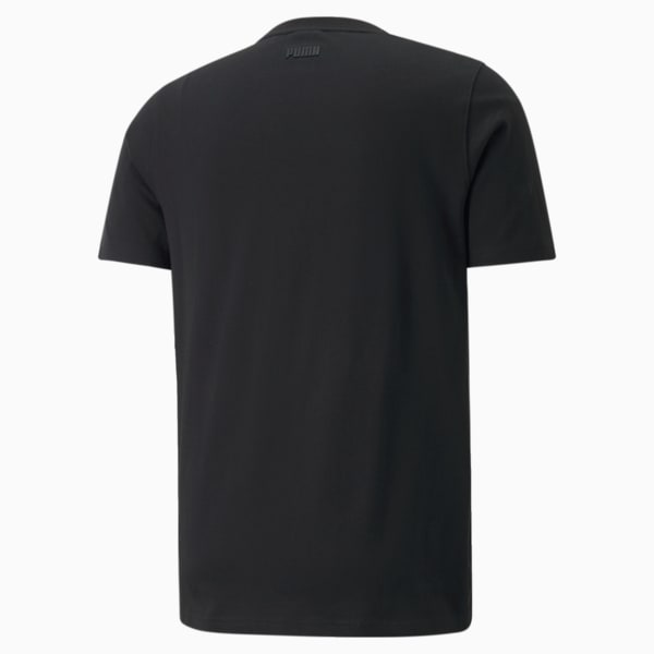 Qualifier Short Sleeve Men's T-shirt, Cotton Black, extralarge-IND