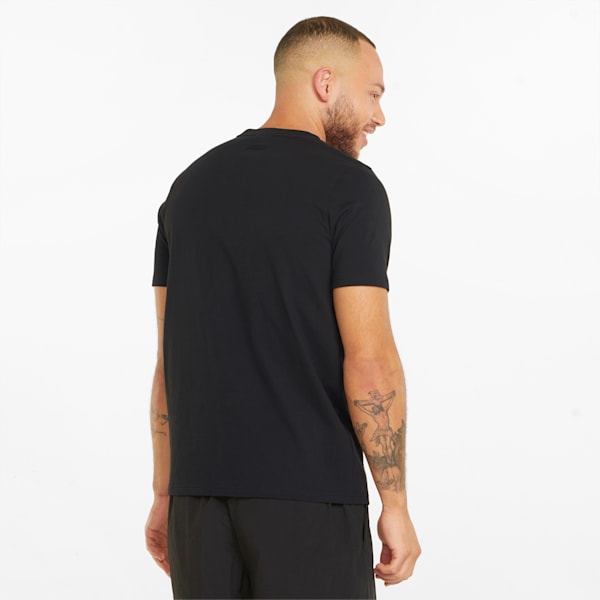 Qualifier Short Sleeve Men's T-shirt, Cotton Black, extralarge-IND