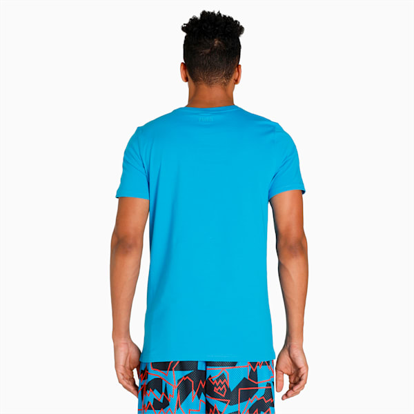 Qualifier Short Sleeve Men's T-shirt, Bleu Azur, extralarge-IND