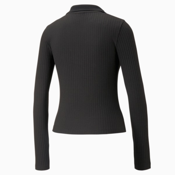 Classics Ribbed Women's T-Shirt, PUMA Black