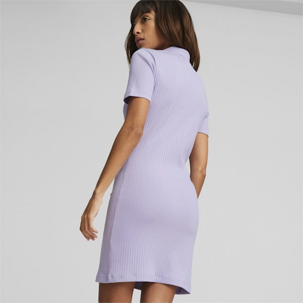 Classics Women's Ribbed Dress, Vivid Violet, extralarge-IND
