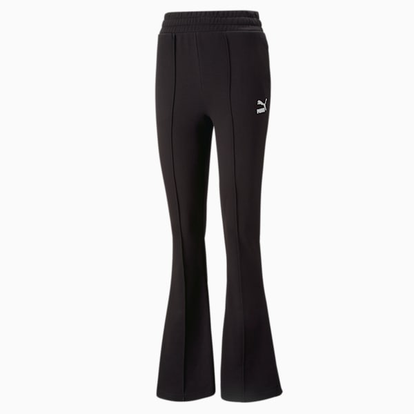 CLASSICS Flared Women's Pants, PUMA Black