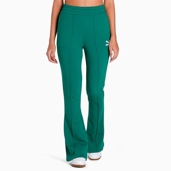 CLASSICS Flared Women's Slim Fit Pants, Vine, extralarge-IND