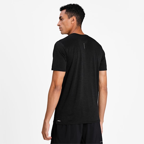 RUN Favorite Heather Short Sleeves Men's T-Shirt, Puma Black Heather, extralarge-IND