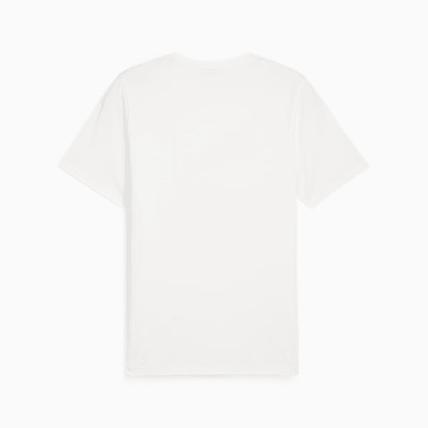 CLASSICS Men's Logo Tee, PUMA White-Lapis Lazuli, extralarge