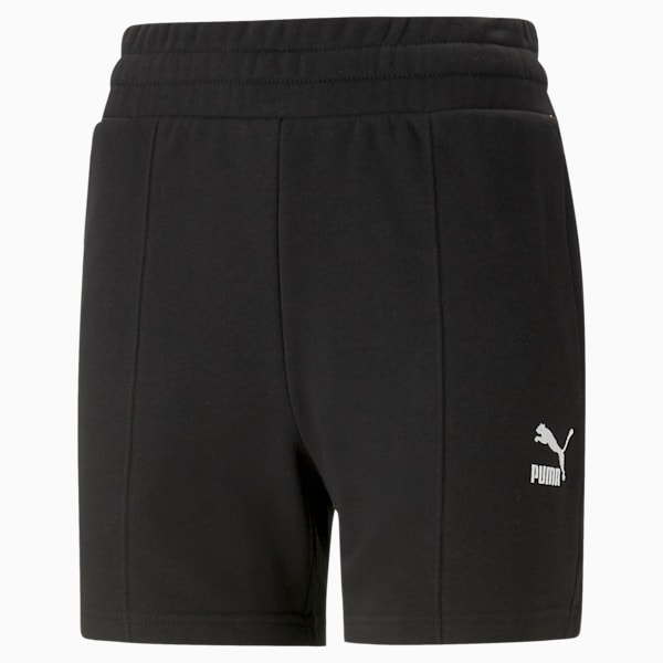 Classics Pintuck Women's Regular Fit Shorts, PUMA Black, extralarge-IND