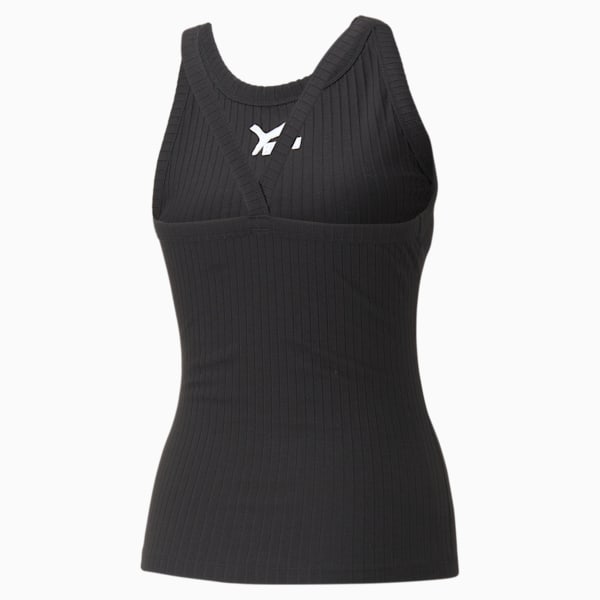 Camiseta sin mangas Classics con bordes acanalados para mujer, PUMA Black, extralarge