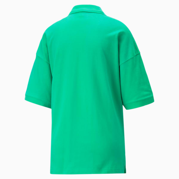 CLASSICS Women's Oversized Shirt, Grassy Green, extralarge-IND