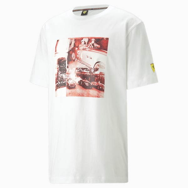 Ferrari Race Road Trip Men's T-Shirt, PUMA White, extralarge-AUS