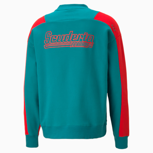 Ferrari Race Statement Men's Sweatshirt, Green Lagoon, extralarge-IND