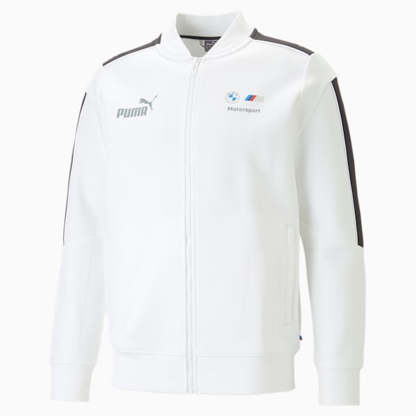BMW M Motorsport MT7 Men's Track Jacket, PUMA White, extralarge-IND